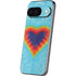 Liquid Blue Tie Dye Heart Google Pixel 9 Skin